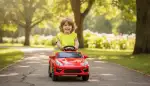 Mehr Sichtbarkeit: Kinderauto Warnweste