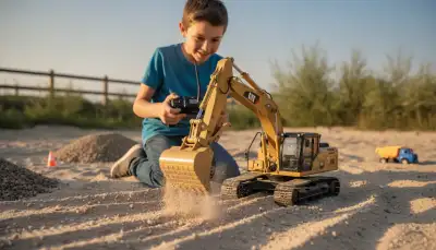 Faszination RC Bagger: Kleine Baumeister ganz groß