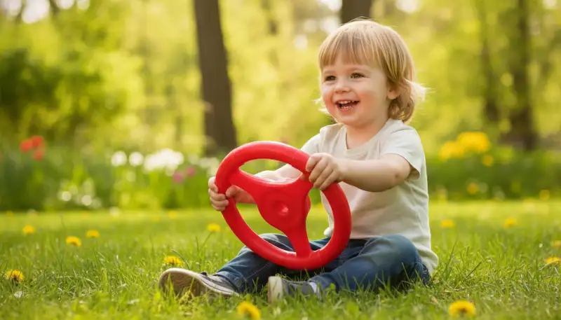 Das Kinderauto Lenkrad: Mehr Fahrspaß