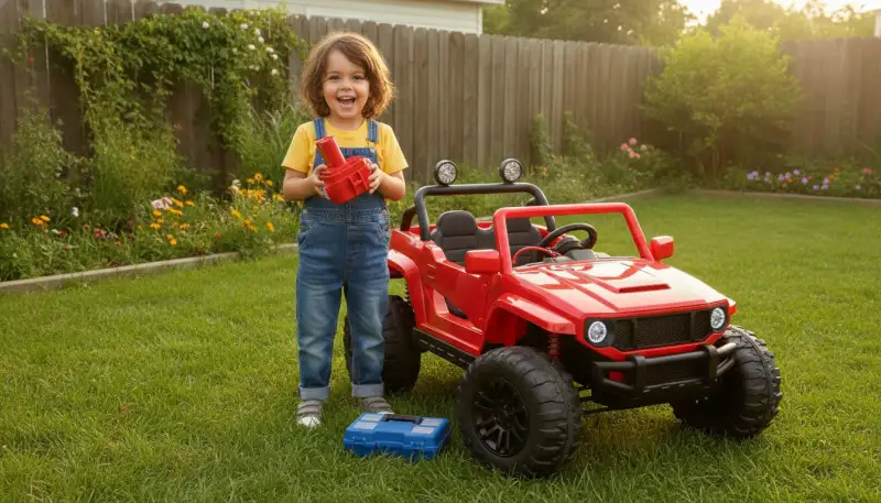 Kinder Elektroauto Tuning: Mehr Fahrspaß