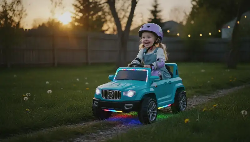Leuchtende Wege: Kinderauto Beleuchtung Upgrades